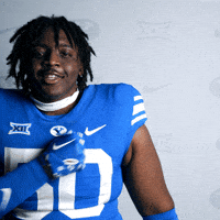 Lets Go Point GIF by BYU Cougars