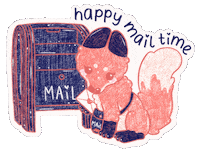 Happy Post Office Sticker