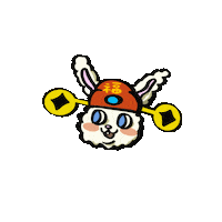 threethree45 happynewyear happychinesenewyear lunayear 2023rabbit Sticker