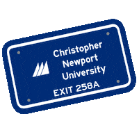 College Exit Sticker by Christopher Newport University