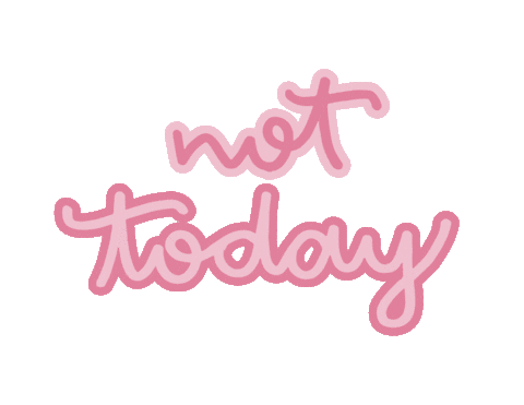 bored pink Sticker