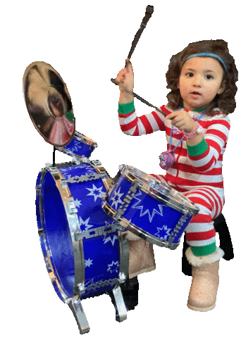rock n roll drum Sticker by foodbabyny