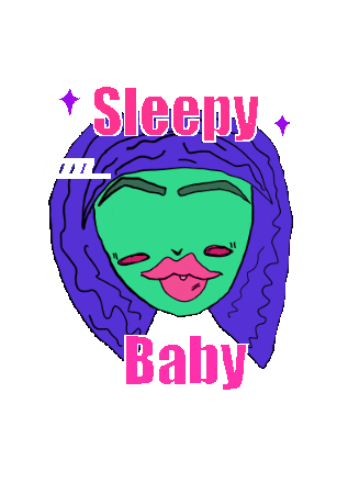Sleepy Fun Sticker