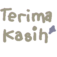 Thanks Terimakasih Sticker