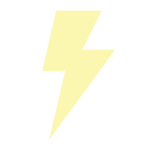 Lightning Bolt Sticker by Packed Party