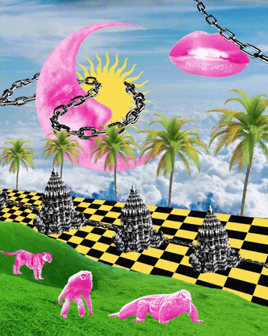 lemosrockstar giphyupload beach nft moon GIF