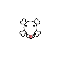 Dying Laughing Death Sticker