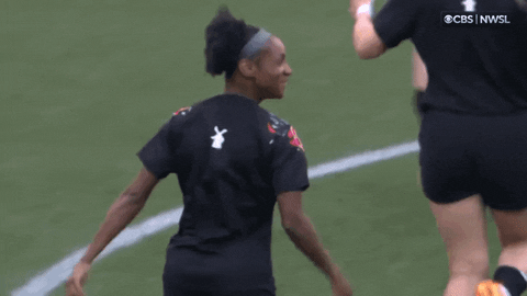 Crystal Dunn Running GIF by National Women's Soccer League