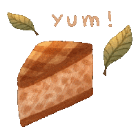 Apple Pie Cake Sticker