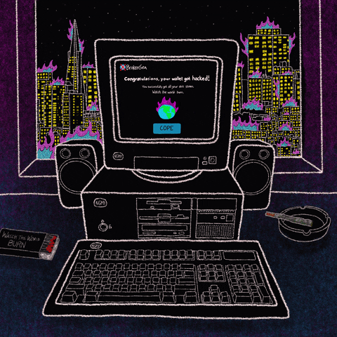 Blockchain Nfts GIF by Mental Barf