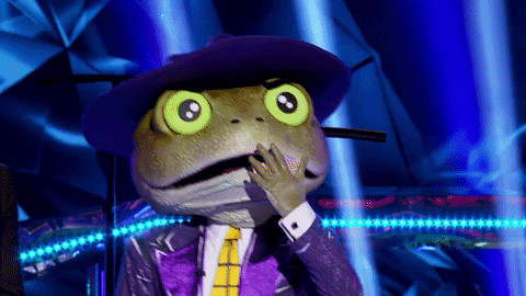 Frog Kiss GIF by The Masked Singer