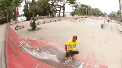 skateboard pro skateboarder with no legs GIF