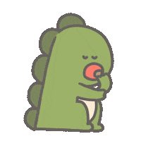 Dragon Eating Sticker