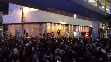 Crowds Gather Near Hong Kong's PolyU to Demand Safe Release of Holed-Up Student Protesters
