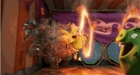 fire chuck GIF by Angry Birds