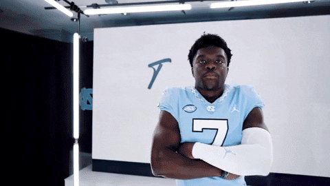 North Carolina Football GIF by UNC Tar Heels