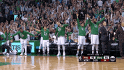 celebrate lets go GIF by NBA