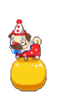 Dog Falling Sticker by dantlow