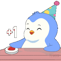 Happy Birthday Celebration Sticker by Pudgy Memez