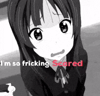 mioakimio scared mio akiyama im so fricking GIF