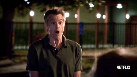 surprised timothy olyphant GIF by NETFLIX