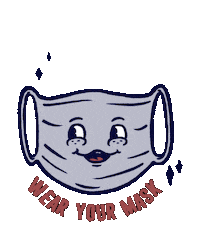 click_je star mask covid coronavirus Sticker