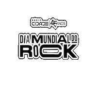 Radio Dia Mundial Do Rock Sticker by Rádio Cidade