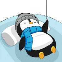 Tired Good Night Sticker by Pudgy Penguins