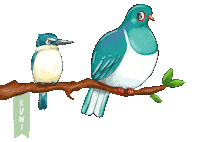 New Zealand Birds Sticker