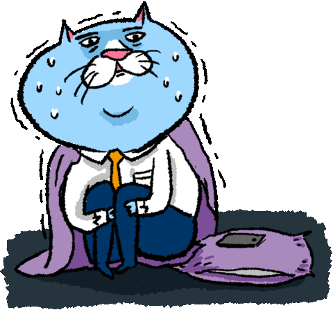 line neko Sticker by ehcat