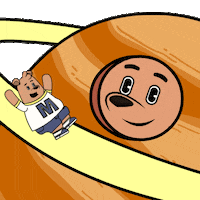 Round The World Love GIF by Meme World of Max Bear