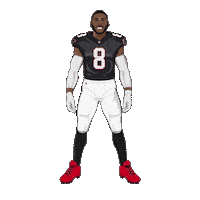 Atlanta Falcons Dance Sticker by SportsManias