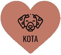 KarimaCreative love heart dog puppy Sticker