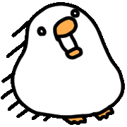 Weishasha tired duck sick weishasha Sticker