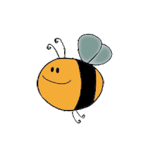 bee honey Sticker