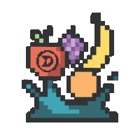 Fruit 2D Sticker by Daze Off