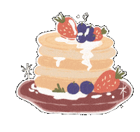 flanerywitoko food yummy eat pancake Sticker