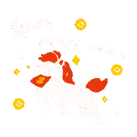 Money Horse Sticker