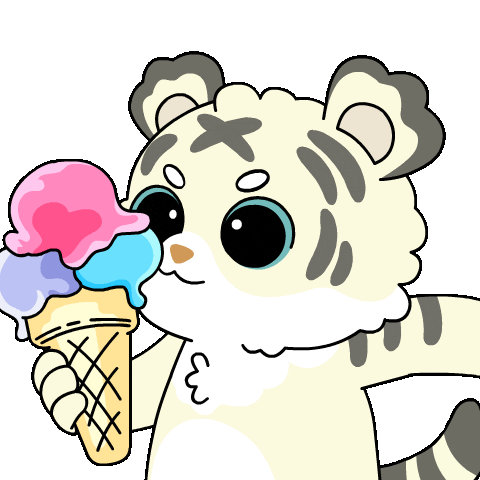 Ice Cream Bitcoin Sticker by Ordinary Frends
