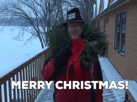 camplebanon christmas wave merry christmas wreath GIF