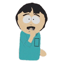 Randy Marsh Be Quiet Sticker by South Park