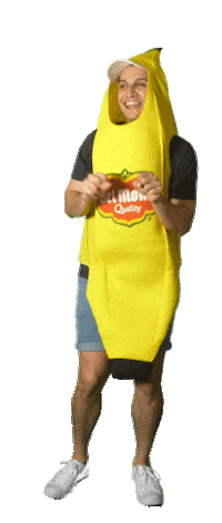 DelMonteFresh banana dancing banana funny banana banana suit Sticker