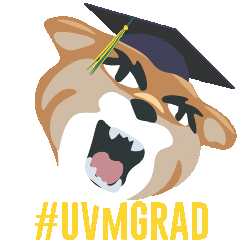 Graduation Vt Sticker by University of Vermont