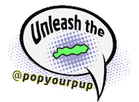 pop art love Sticker by Pop Your Pup!™