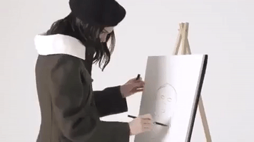 kendall jenner art GIF by Who What Wear