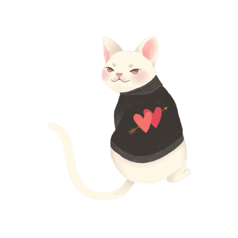 benaymanu giphygifmaker cat gato neko Sticker