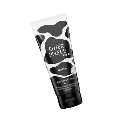 haka cool black and white skincare best Sticker