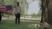 American Flag Salute GIF by BabylonBee