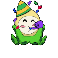 Xantoxin party celebrate twitch overwatch Sticker