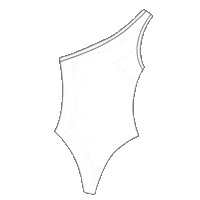 clyquethelabel fashion white one piece clothing Sticker